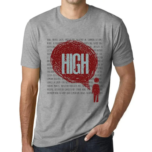 Men's Graphic T-Shirt Thoughts High Eco-Friendly Limited Edition Short Sleeve Tee-Shirt Vintage Birthday Gift Novelty