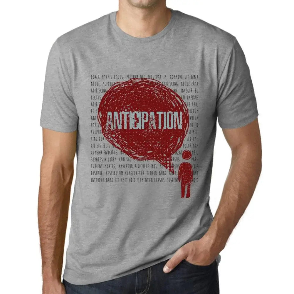 Men's Graphic T-Shirt Thoughts Anticipation Eco-Friendly Limited Edition Short Sleeve Tee-Shirt Vintage Birthday Gift Novelty