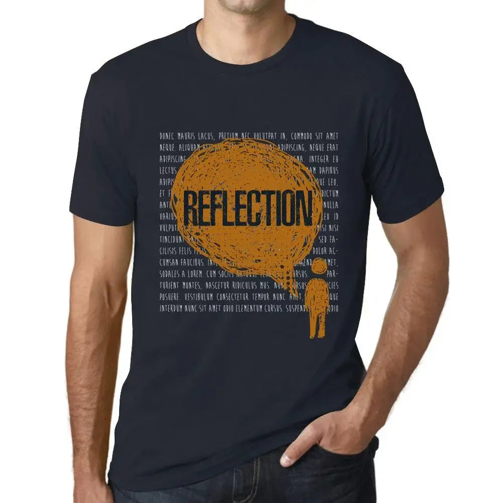 Men's Graphic T-Shirt Thoughts Reflection Eco-Friendly Limited Edition Short Sleeve Tee-Shirt Vintage Birthday Gift Novelty