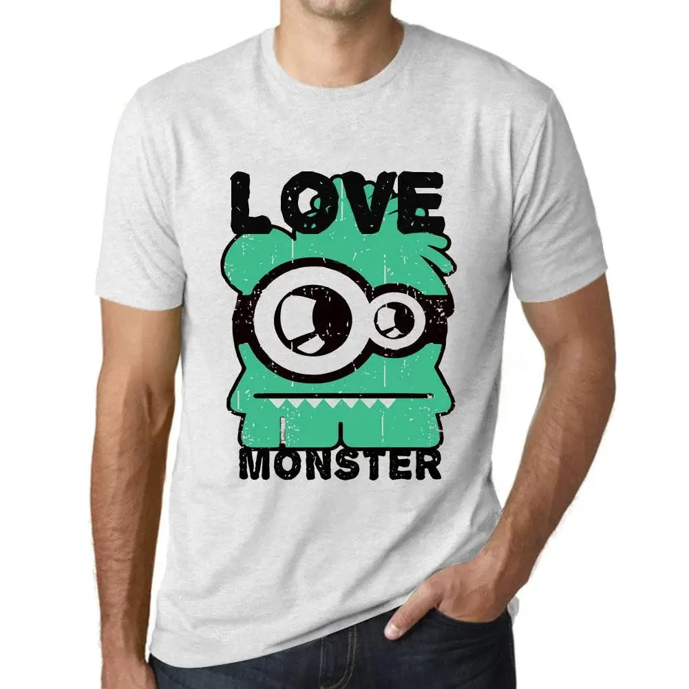 Men's Graphic T-Shirt Love Monster Eco-Friendly Limited Edition Short Sleeve Tee-Shirt Vintage Birthday Gift Novelty