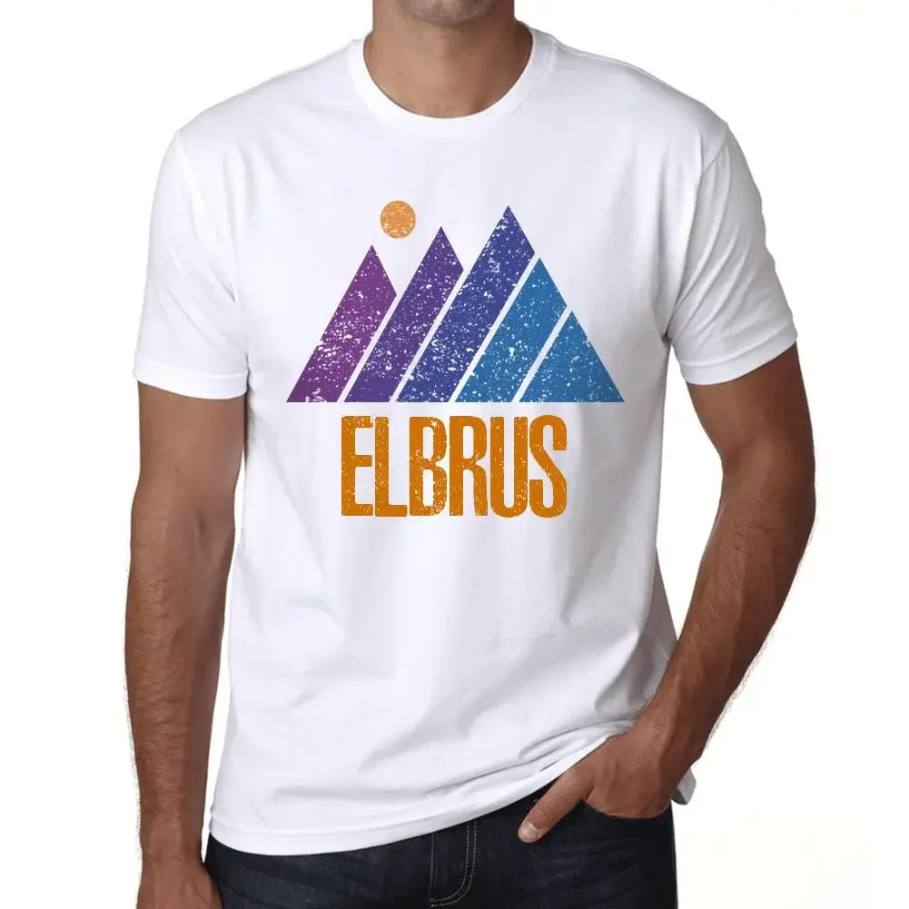 Men's Graphic T-Shirt Mountain Elbrus Eco-Friendly Limited Edition Short Sleeve Tee-Shirt Vintage Birthday Gift Novelty