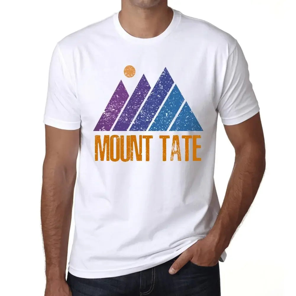 Men's Graphic T-Shirt Mountain Mount Tate Eco-Friendly Limited Edition Short Sleeve Tee-Shirt Vintage Birthday Gift Novelty