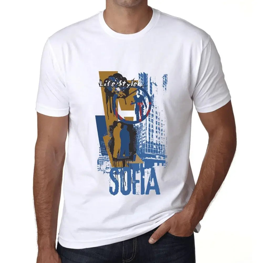 Men's Graphic T-Shirt Sofia Lifestyle Eco-Friendly Limited Edition Short Sleeve Tee-Shirt Vintage Birthday Gift Novelty