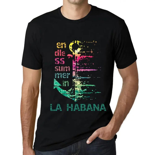 Men's Graphic T-Shirt Endless Summer In La Habana Eco-Friendly Limited Edition Short Sleeve Tee-Shirt Vintage Birthday Gift Novelty