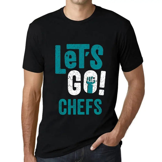 Men's Graphic T-Shirt Let's Go Chefs Eco-Friendly Limited Edition Short Sleeve Tee-Shirt Vintage Birthday Gift Novelty