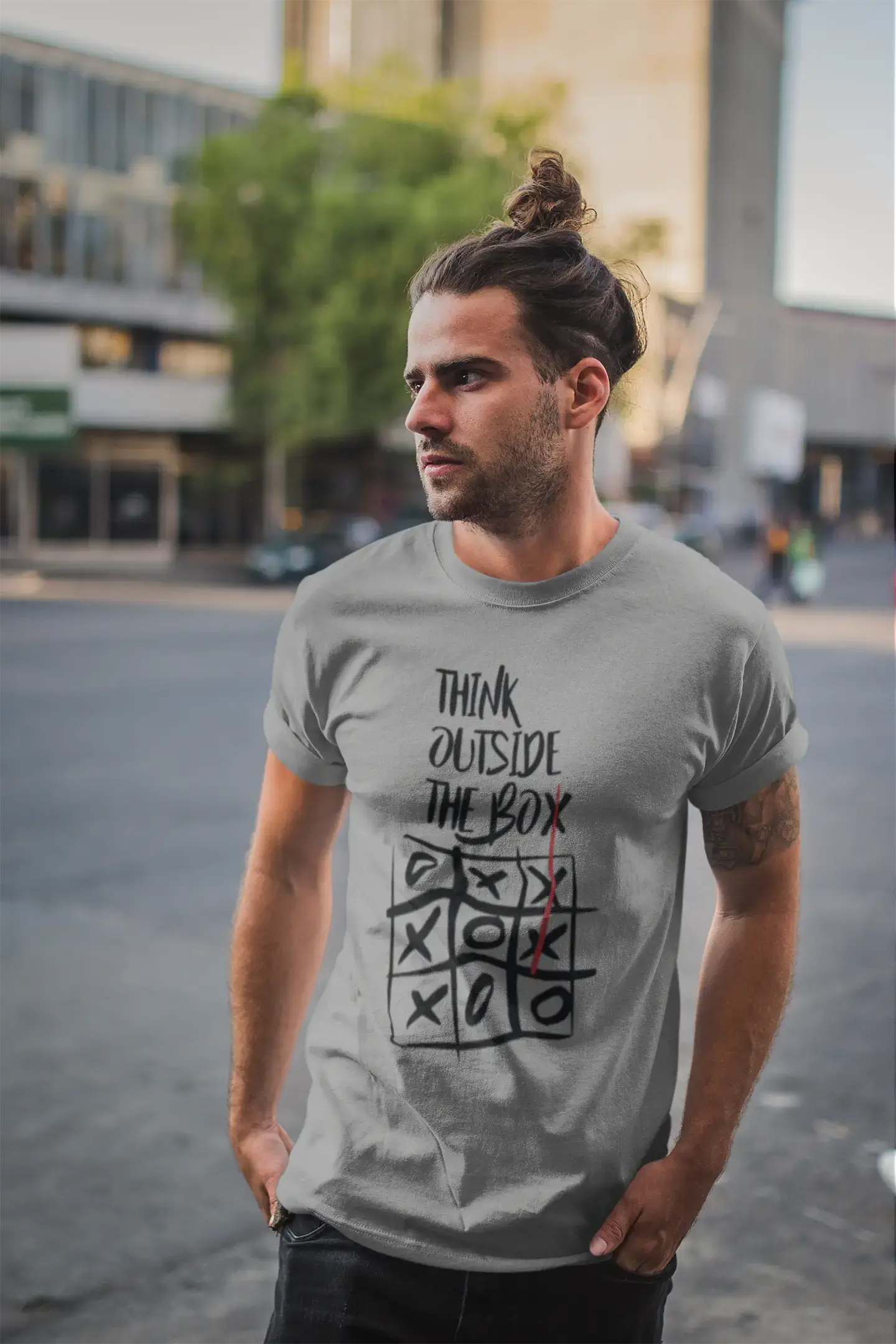 Ultrabasic - Homme T-Shirt Graphique Think Outside The Box