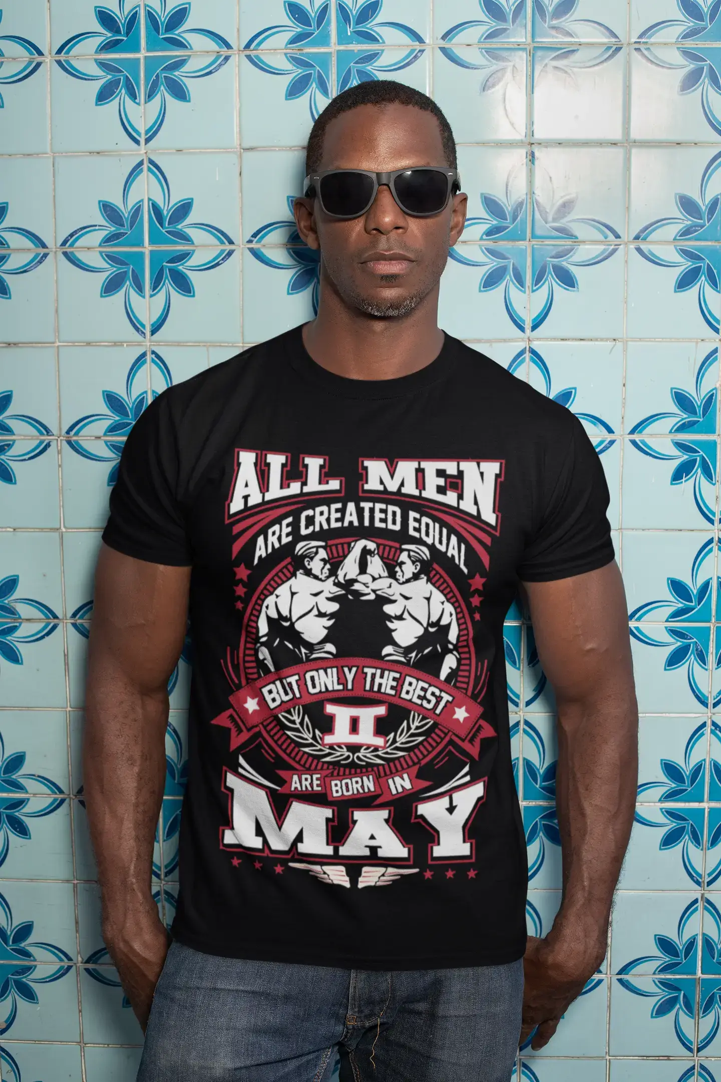 ULTRABASIC Men's T-Shirt Only the Best are Born in May - Birthday Funny Shirt