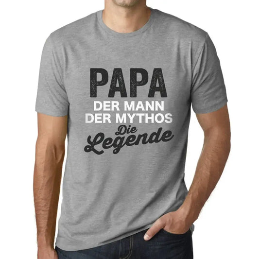 Men's Graphic T-Shirt Papa Der Mann Der Mythos Die Leģende Eco-Friendly Limited Edition Short Sleeve Tee-Shirt Vintage Birthday Gift Novelty