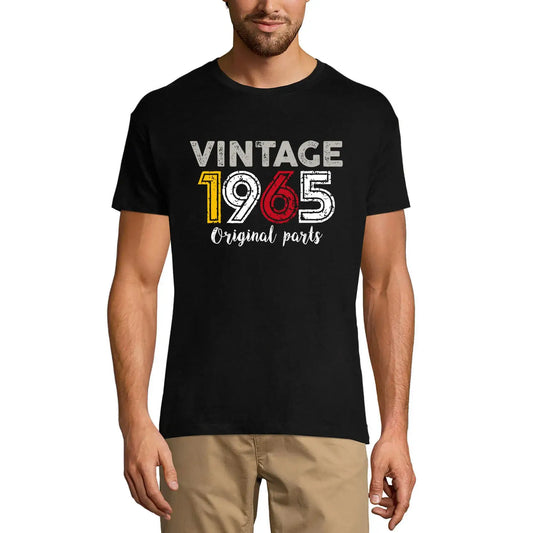 Men's Graphic T-Shirt Original Parts 1965 59th Birthday Anniversary 59 Year Old Gift 1965 Vintage Eco-Friendly Short Sleeve Novelty Tee