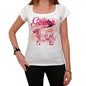 14, Genoa, Women's Short Sleeve Round Neck T-shirt 00008 - ultrabasic-com