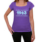 1963 Limited Edition Star Women's T-shirt, Purple, Birthday Gift 00385 - ultrabasic-com