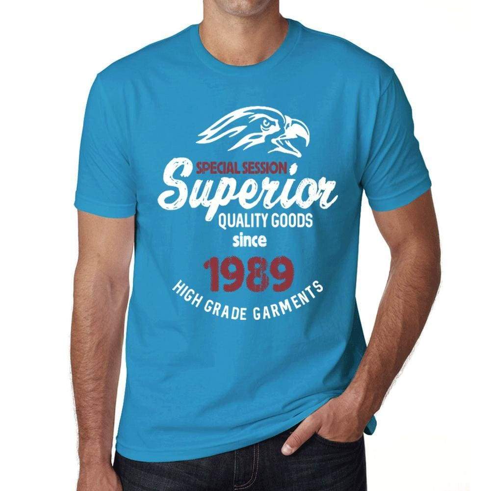 1989, Special Session Superior Since 1989 Mens T-shirt Blue Birthday Gift 00524 - ultrabasic-com