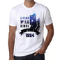 1994 Living Wild Since 1994 Mens T-Shirt White Birthday Gift 00508 - White / Xs - Casual