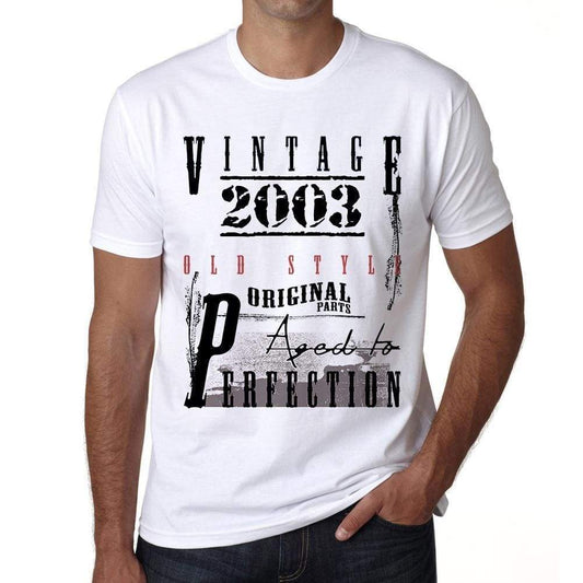 2003 Birthday Gifts For Him Birthday T-Shirts Mens Short Sleeve Round Neck T-Shirt - Casual