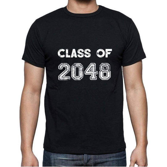 2048 Class Of Black Mens Short Sleeve Round Neck T-Shirt 00103 - Black / S - Casual