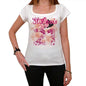 21 St.louis Womens Short Sleeve Round Neck T-Shirt 00008 - White / Xs - Casual