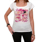 38 Baltimore City With Number Womens Short Sleeve Round White T-Shirt 00008 - Casual