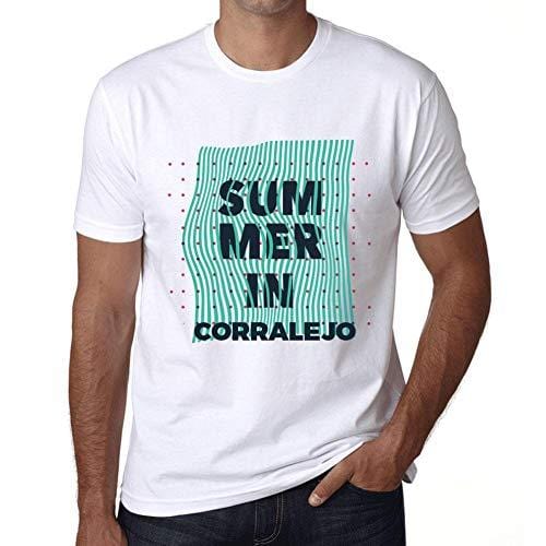 Ultrabasic - Homme Graphique Summer in CORRALEJO Blanc