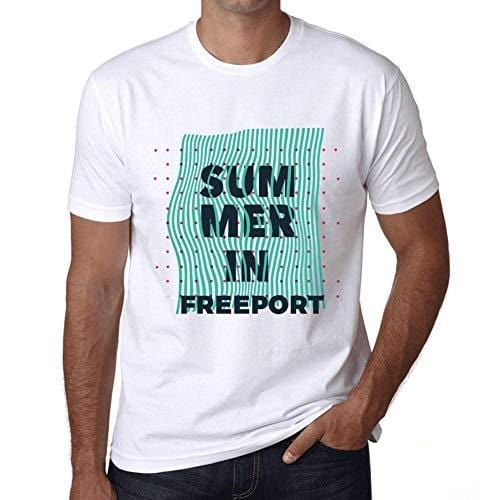 Ultrabasic - Homme Graphique Summer in Freeport Blanc