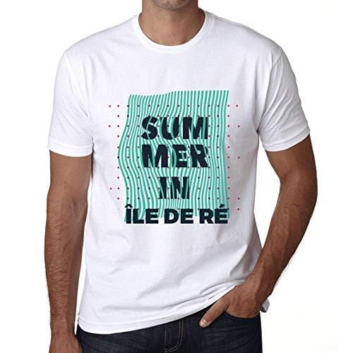 Ultrabasic - Homme Graphique Summer in ŒLE DE R… Blanc