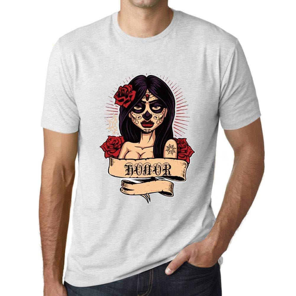 Ultrabasic - Homme T-Shirt Graphique Women Flower Tattoo Honor