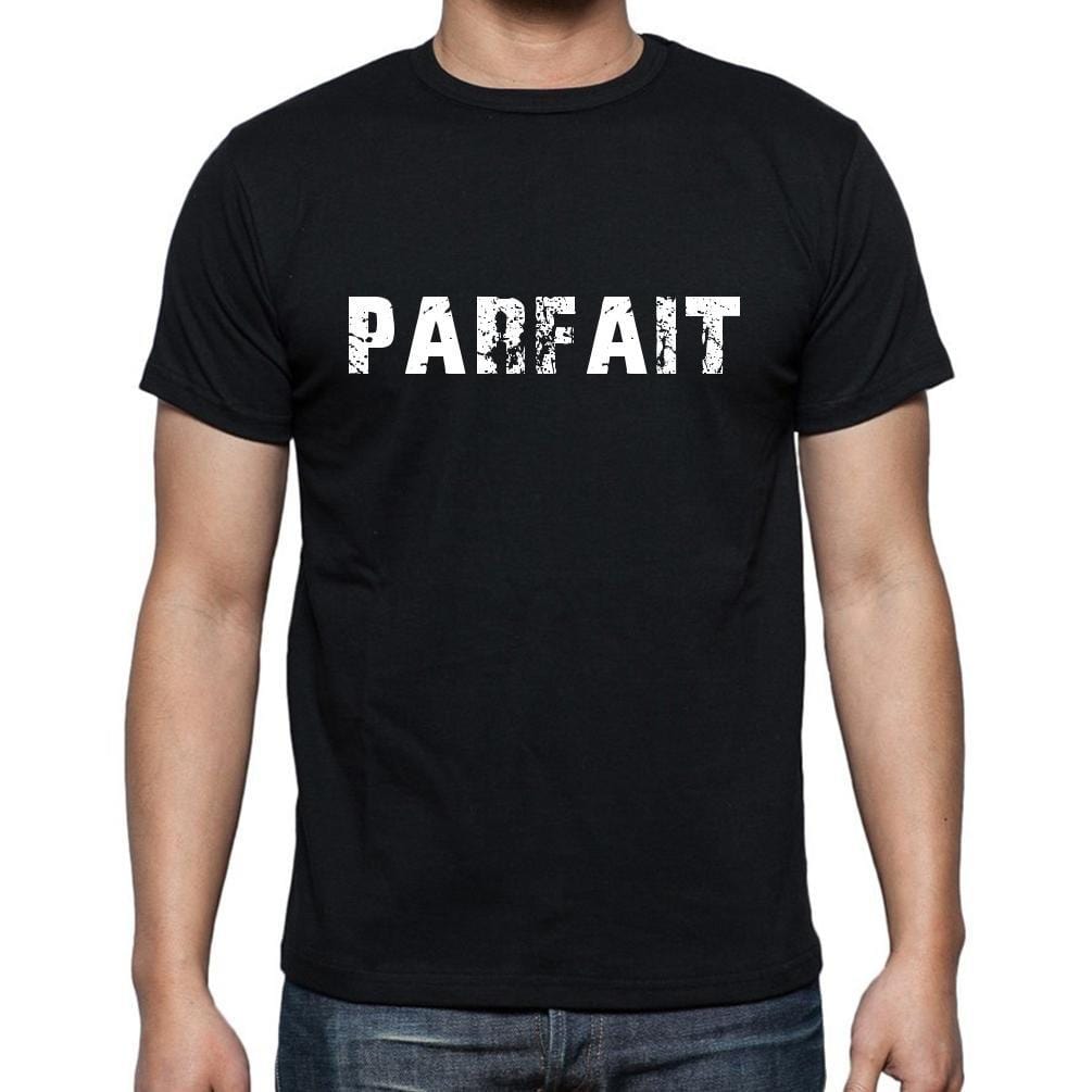 Parfait, t-Shirt pour Homme, en Coton, col Rond, Noir