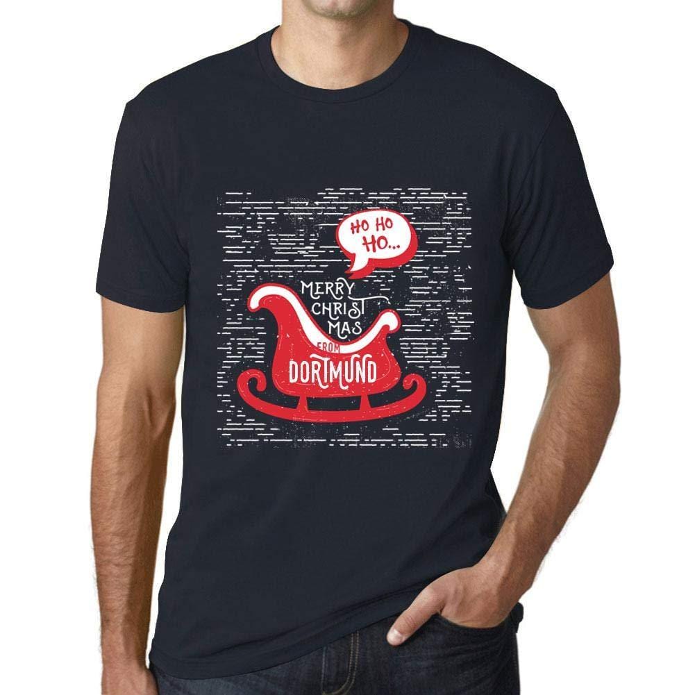 Ultrabasic Homme T-Shirt Graphique Merry Christmas from Dortmund Marine