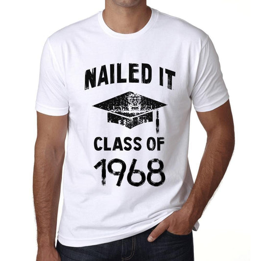 Homme T Shirt Graphique Imprimé Vintage Tee Nailed it Class of 1968