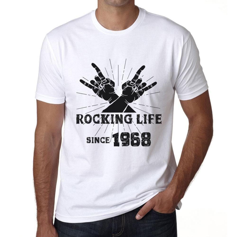 Homme Tee Vintage T Shirt Rocking Life Since 1968