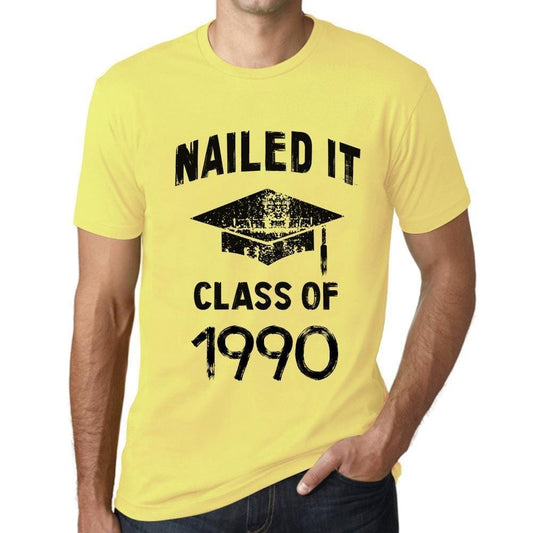 Homme T Shirt Graphique Imprimé Vintage Tee Nailed it Class of 1990