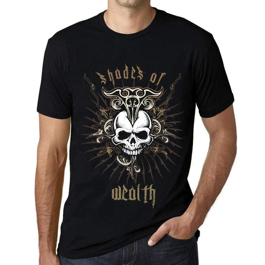 Ultrabasic - Homme T-Shirt Graphique Shades of Wealth Noir Profond