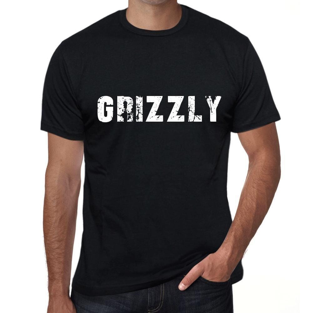 Homme T Shirt Graphique Imprimé Vintage Tee Grizzly