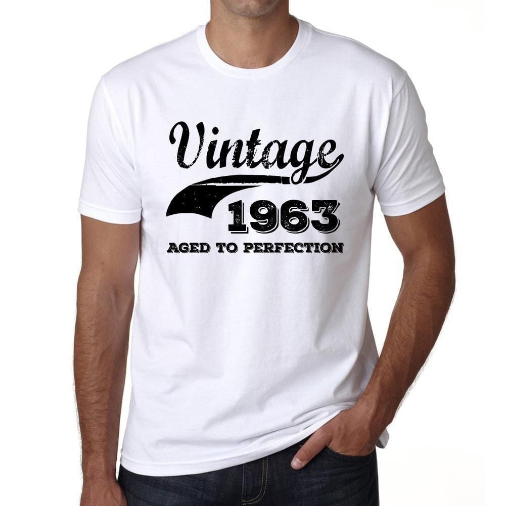 Homme Tee Vintage T Shirt Vintage Aged to Perfection 1963