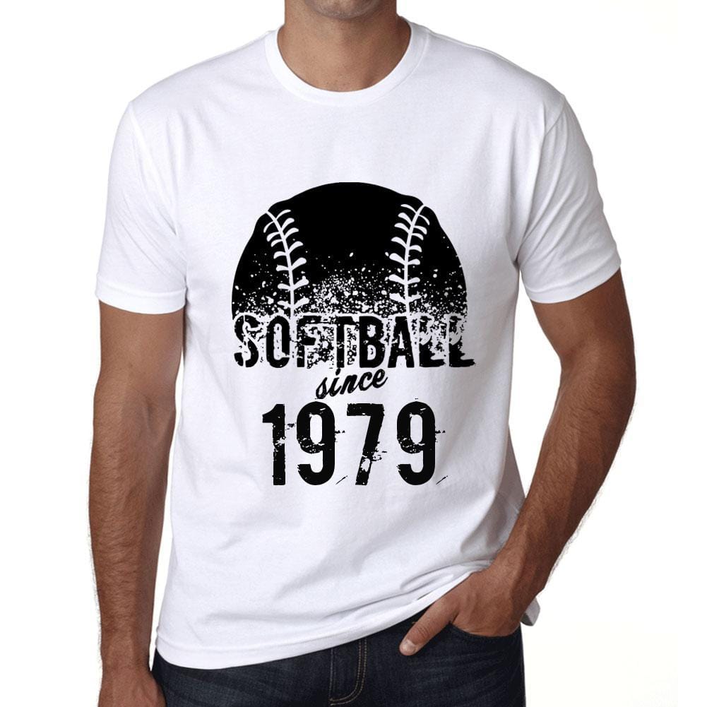 Men’s <span>Graphic</span> T-Shirt Softball Since 1979 White - ULTRABASIC