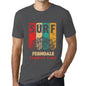 Men&rsquo;s Graphic T-Shirt Surf Summer Time FERNDALE Mouse Grey - Ultrabasic