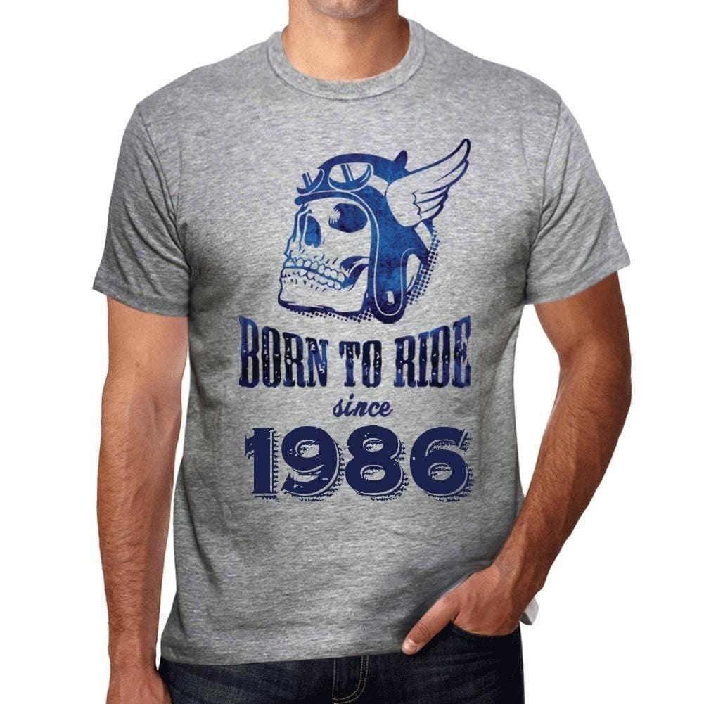 Homme Tee Vintage T Shirt 1986, Born to Ride Since 1986