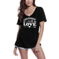 ULTRABASIC Women's T-Shirt Handmade With Love - Short Sleeve Tee Shirt Tops
