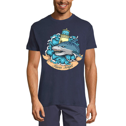 ULTRABASIC Graphic Men's T-Shirt Never Forget - Scary Shark - Vintage Shirt