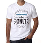 Adventurous Vibes Only White Mens Short Sleeve Round Neck T-Shirt Gift T-Shirt 00296 - White / S - Casual