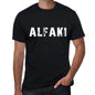 Alfaki Mens Vintage T Shirt Black Birthday Gift 00554 - Black / Xs - Casual