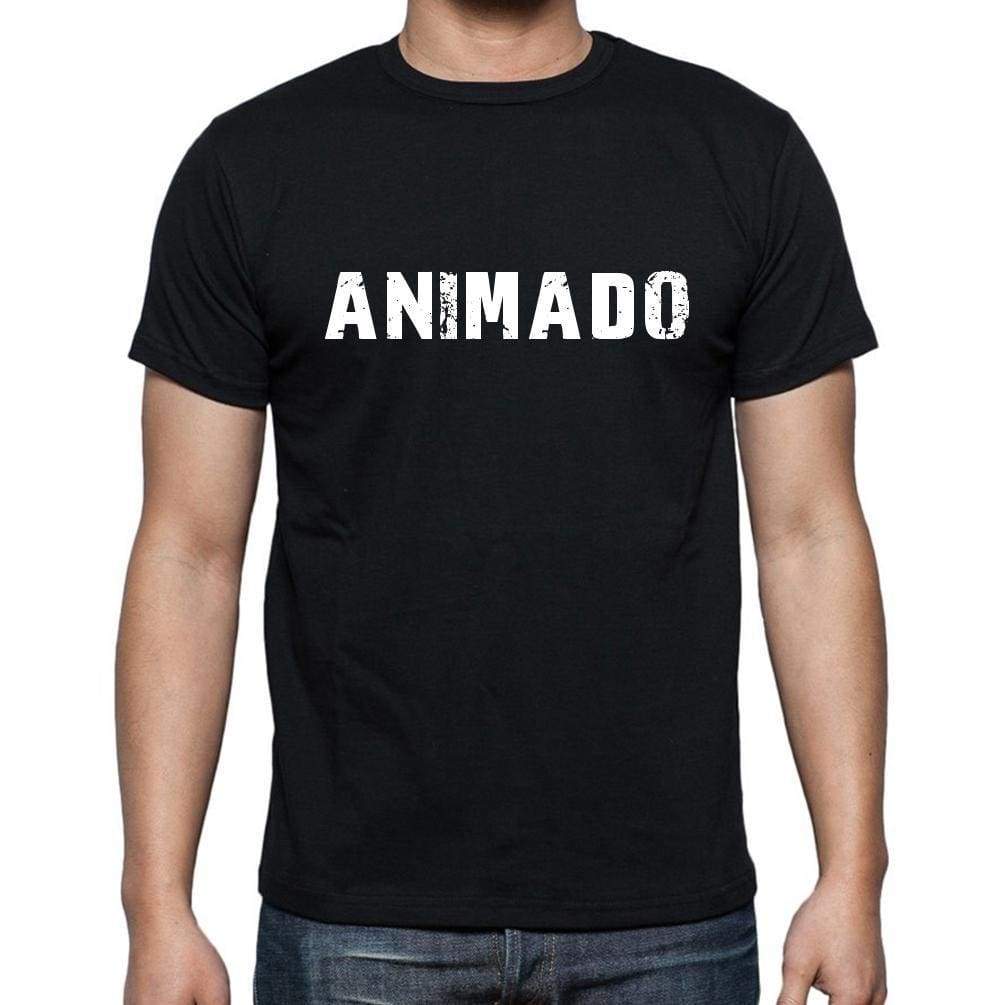 Animado Mens Short Sleeve Round Neck T-Shirt - Casual