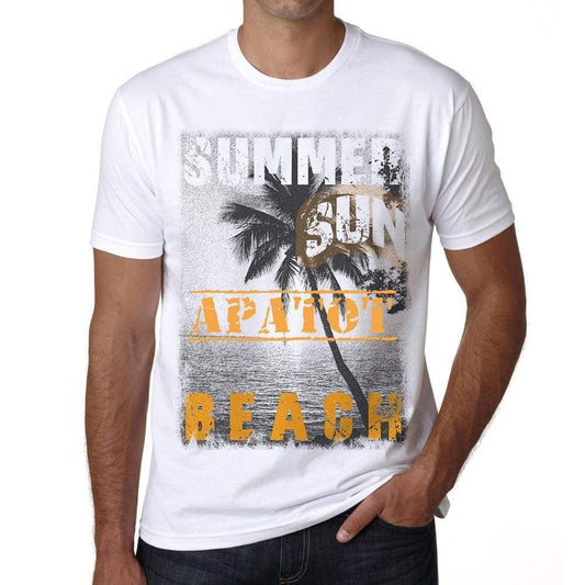 Apatot Mens Short Sleeve Round Neck T-Shirt - Casual
