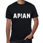 apian Mens Retro T shirt Black Birthday Gift 00553 - ULTRABASIC