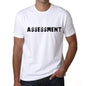Assessment Mens T Shirt White Birthday Gift 00552 - White / Xs - Casual