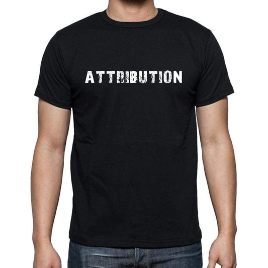 Attribution French Dictionary Mens Short Sleeve Round Neck T-Shirt 00009 - Casual