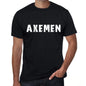 Axemen Mens Vintage T Shirt Black Birthday Gift 00554 - Black / Xs - Casual