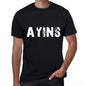 Ayins Mens Retro T Shirt Black Birthday Gift 00553 - Black / Xs - Casual