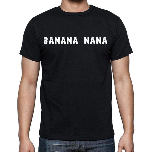 Banana Nana Mens Short Sleeve Round Neck T-Shirt - Casual