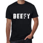 Beefy Mens Retro T Shirt Black Birthday Gift 00553 - Black / Xs - Casual