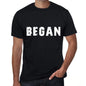 Began Mens Retro T Shirt Black Birthday Gift 00553 - Black / Xs - Casual